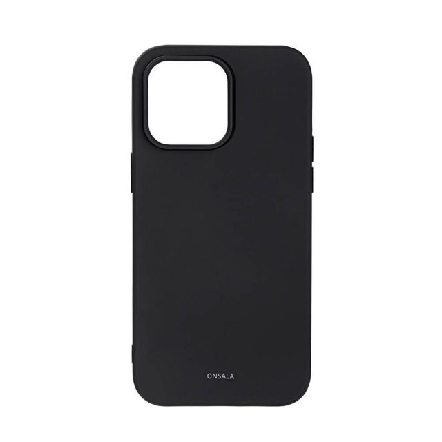 Onsala Phone Case Silicone Black - iPhone 14 Pro Max
