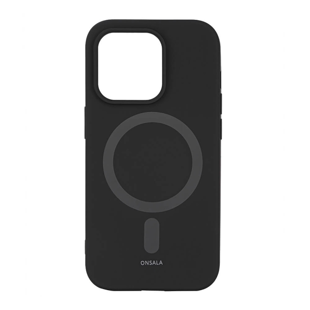 Onsala Phone Case Silicone MagSeries Black - iPhone 14 Pro