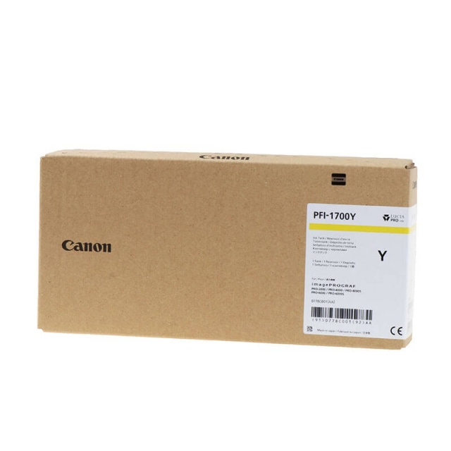 Canon Ink 0778C001 PFI-1700 Yellow