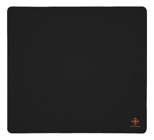 DELTACO GAMING DMP460 L Mousepad, 450x400x4mm, stitched edges, black