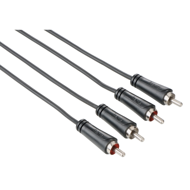 Hama Audio Cable, 2 RCA plugs - 2 RCA plugs, 1.5 m