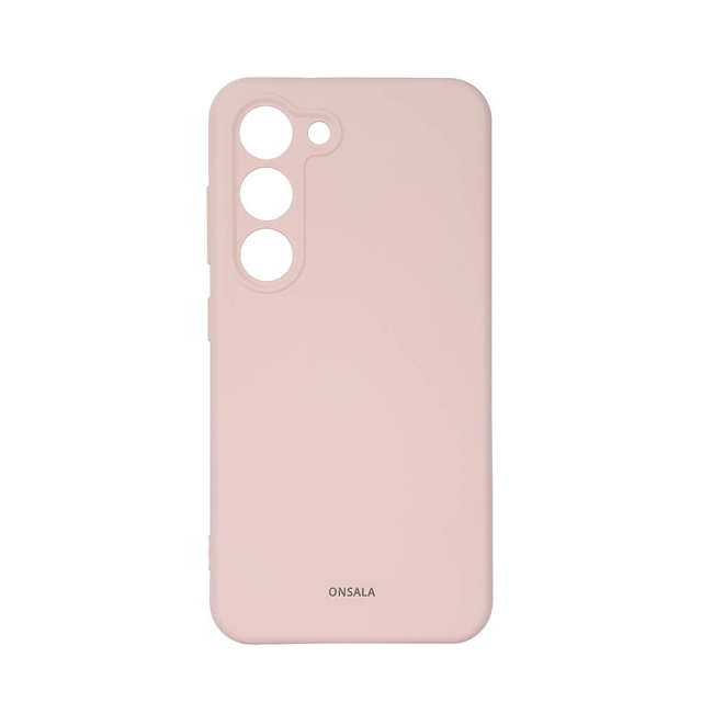 Onsala Phone Case Silicone Chalk Pink - Samsung S23 5G