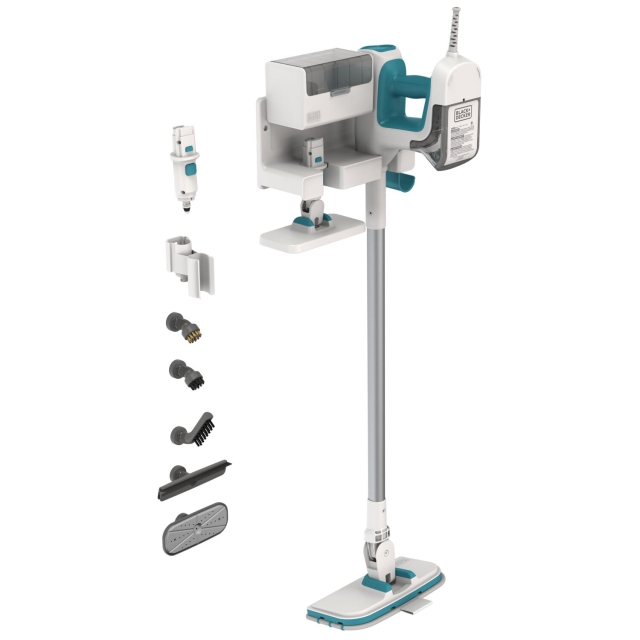 Black & Decker Ångmopp 1500W Steamsystem 8st Tillbehör