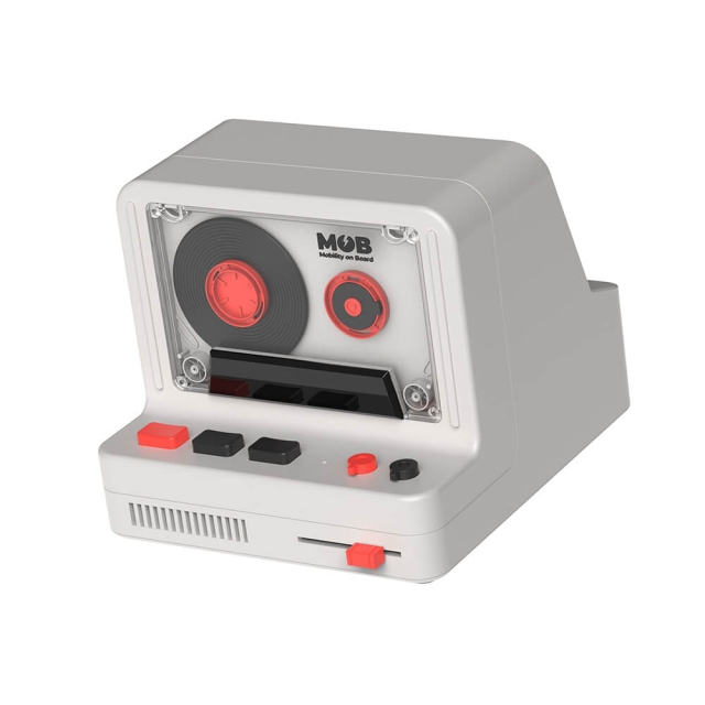 Mobility On Board Speaker Retro Camera Grey