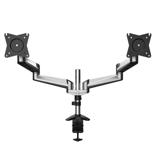 Desire2 Monitor Arm Duo Aluminium Gas