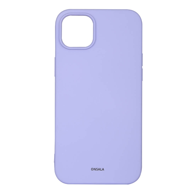 Onsala Phone Case Silicone Purple - iPhone 14 Plus