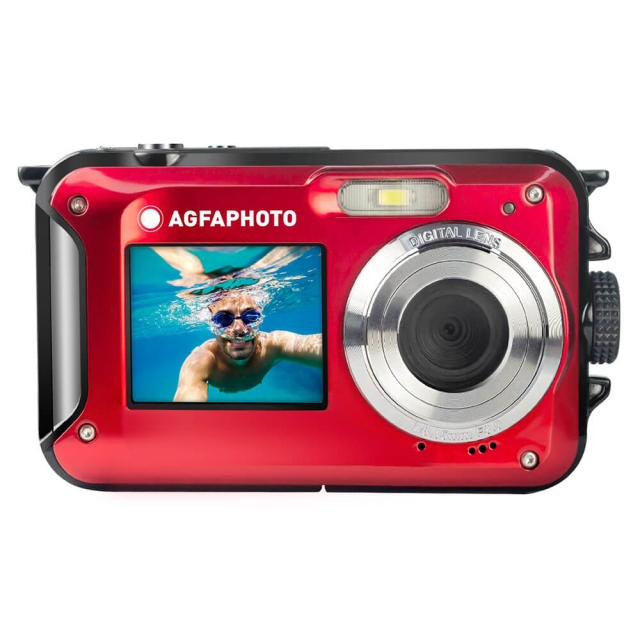 Agfa Digital Camera WP8000 CMOS WP 24MP Red Full HD