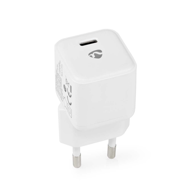 Nedis Wall Charger | PD3.0 30W | Quick charge feature | 1.5 / 2.0 / 2.5 / 3.0 A | Number of outputs: 1 | USB-C™ | Automatic Voltage Selection | White