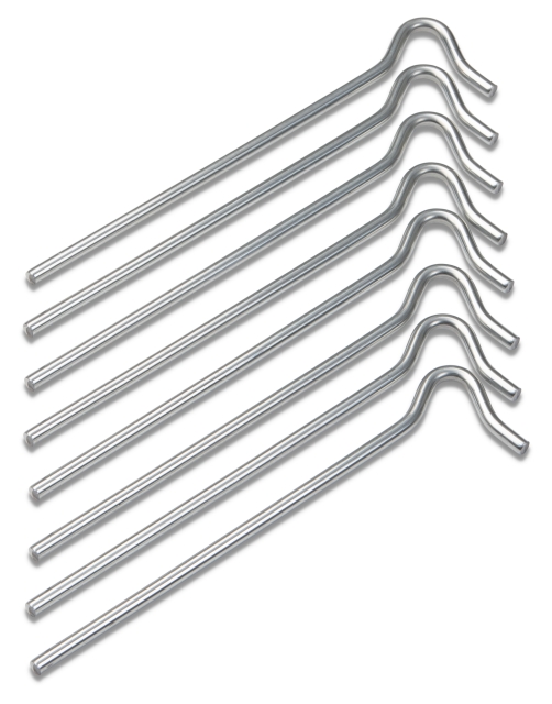 Briv Tältpinne metall 20 cm/5 mm, 8-pack