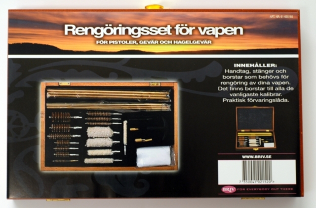 Rengöringsset universal för vapen, 1/6/12
