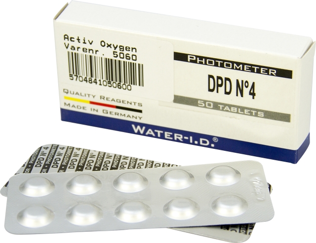 Pool Lab Refill, DPD No. 4, Aktivt ilt, 50 pcs