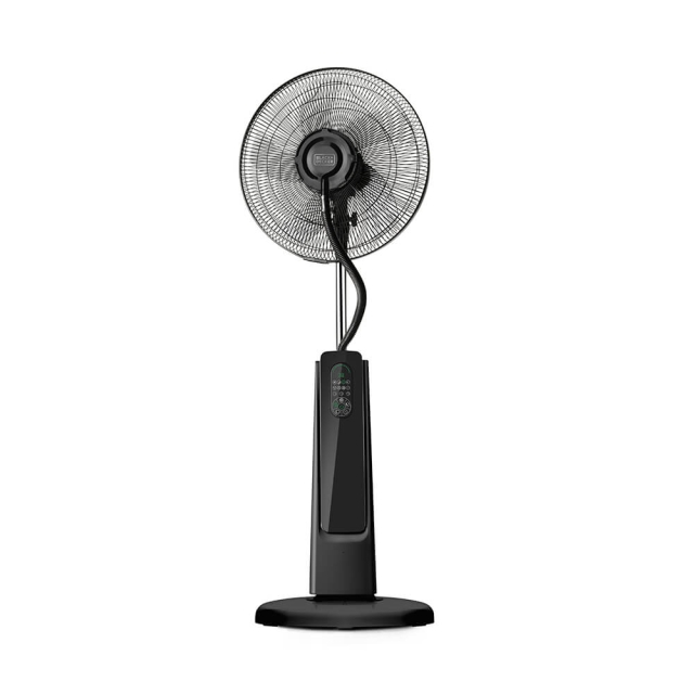 BLACK+DECKER Floor Fan With Cooling Mist Black
