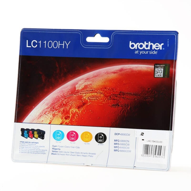 Brother Ink LC1100HYVALBPDR LC-1100HY Multipack
