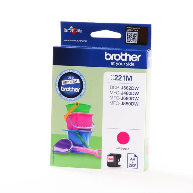 Brother Ink LC221M LC-221 Magenta