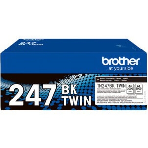 Brother Toner TN247BKTWIN TN-247 Black Twin-pack