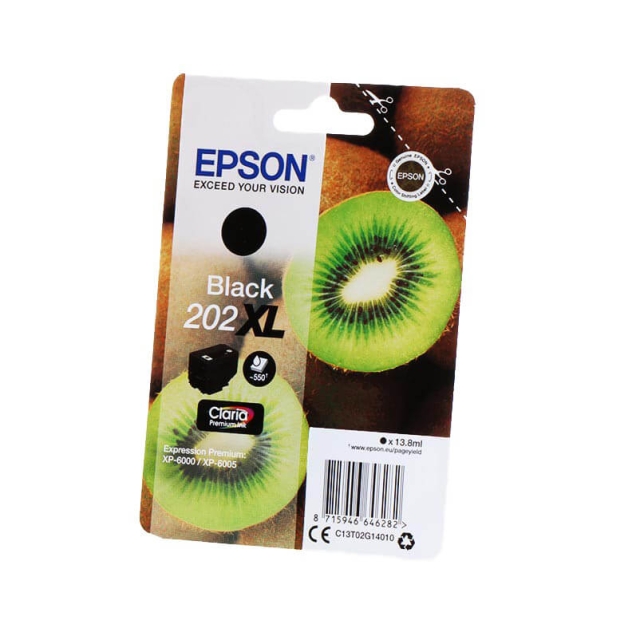 EPSON Ink C13T02G14010 202XL Black, Kiwi