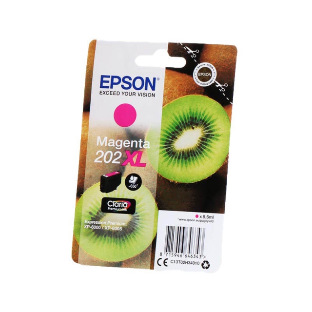 EPSON Ink C13T02H34010 202XL Magenta, Kiwi