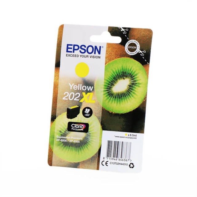 EPSON Ink C13T02H44010 202XL Yellow, Kiwi