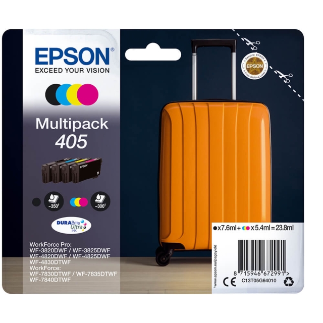 EPSON Ink C13T05G64010 405 Multipack, Suitcase