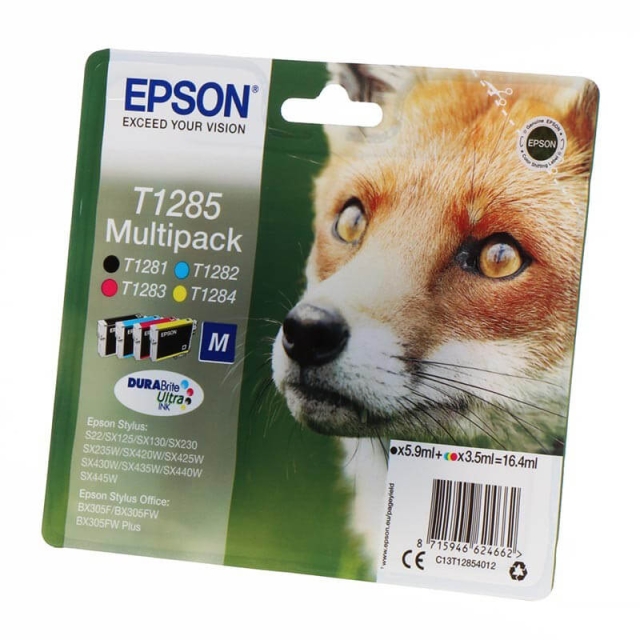 EPSON Ink C13T12854012 T1285 Multipack, Fox