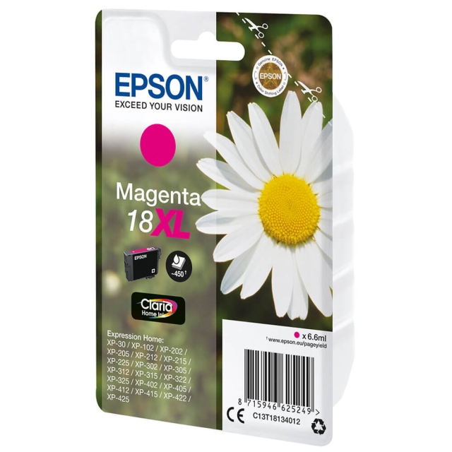 EPSON Ink C13T18134012 18XL Magenta, Daisy
