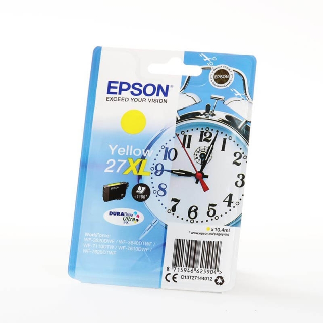 EPSON Ink C13T27144012 27XL Yellow, Alarm Clock