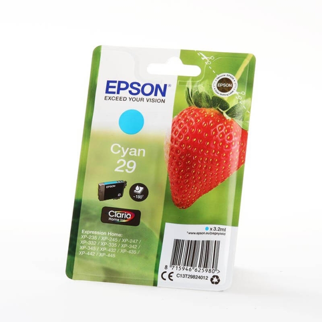 EPSON Ink C13T29824012 29 Cyan, Strawberry