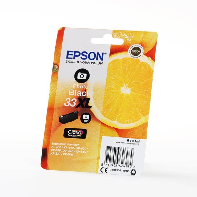 EPSON Ink C13T33614012 33XL Photo Black, Oranges