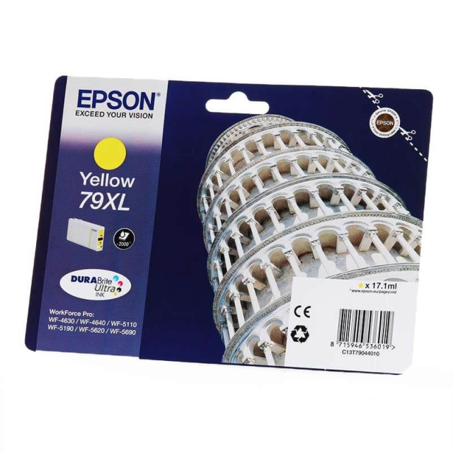 EPSON Ink C13T79044010 79XL Yellow, Tower of Pisa