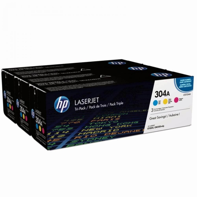 HP Toner CF372AM 304A Colour