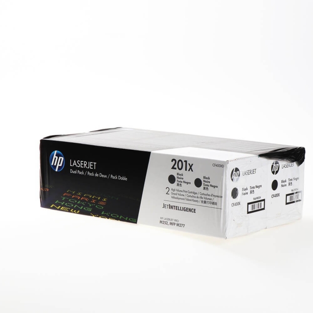 HP Toner CF400XD 201X Black, 2-pack