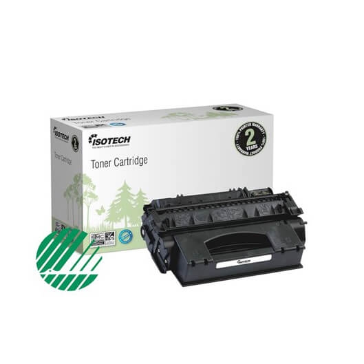 ISOTECH Eco Toner CE255A/3481B002 55A/724 Black, Nordic Swan