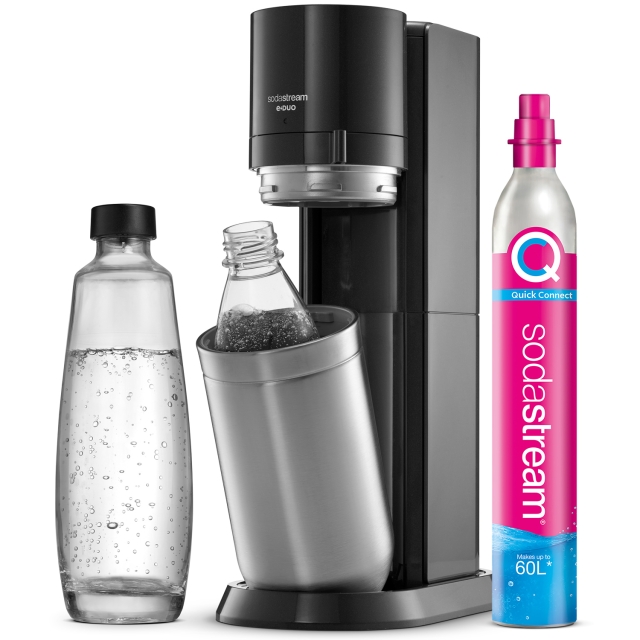 SodaStream Kolsyremaskin E-DUO Metallic Black