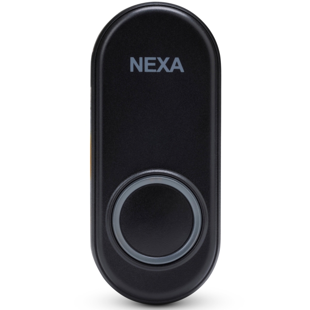 nexa MLT-1925 Dörrklocka tryckknapp Svart