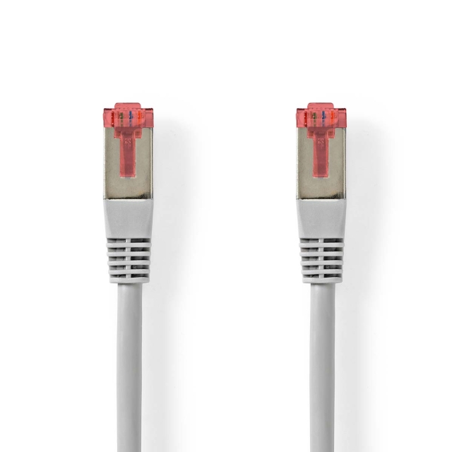 Nedis CAT6 Cable | RJ45 Male | RJ45 Male | SF/UTP | 3.00 m | Round | PVC | Grey | Label