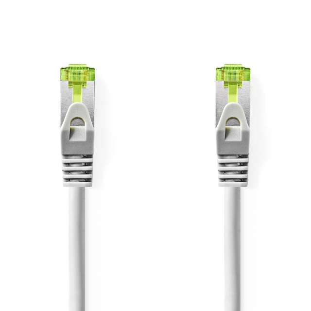 Nedis CAT7 Cable | S/FTP | RJ45 Male | RJ45 Male | 0.50 m | Round | LSZH | Grey | Label