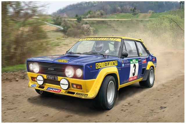 ITALERI 1:24 Fiat 131 Abarth Rally OLIO FIAT