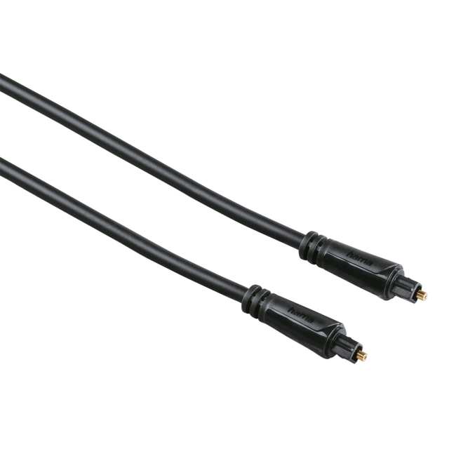 Hama Audio Optical Fibre Cable, OD T plug (Toslink), gold-plated