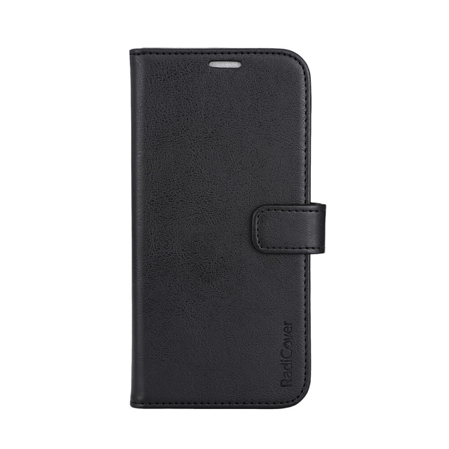 Radicover Wallet Case Anti Radiation PU MagS RFID Black - iPhone 15 Plus