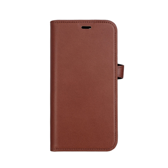 Buffalo Wallet Case 2-in-1 3 Card MagSeries Brown - iPhone 15