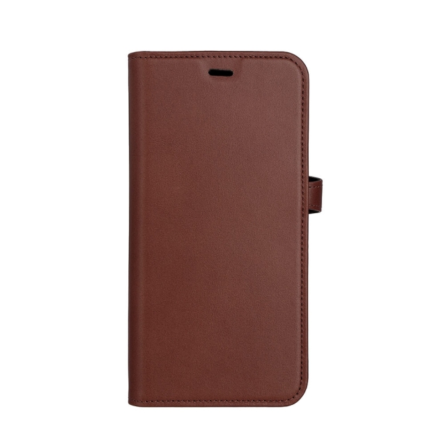 Buffalo Wallet Case 2-in-1 3 Card MagSeries Brown - iPhone 15 Plus