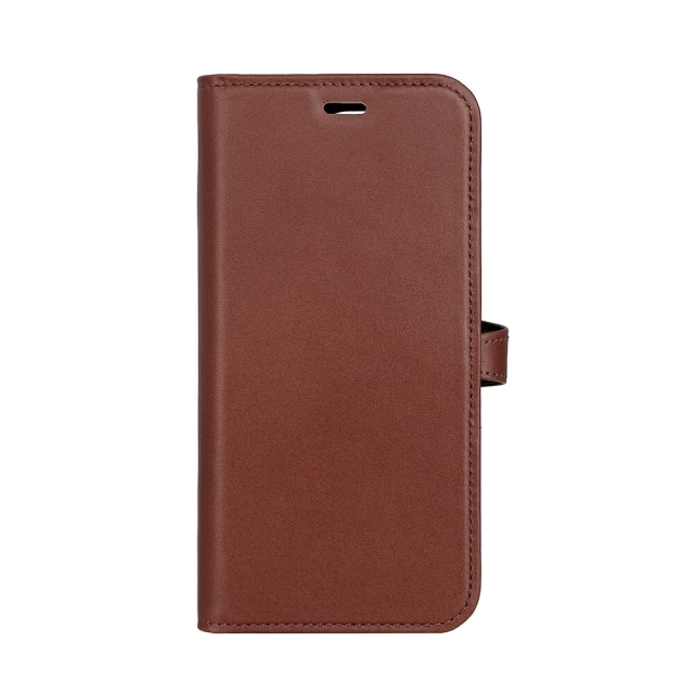 Buffalo Wallet Case 2-in-1 3 Card MagSeries Brown - iPhone 15 Pro