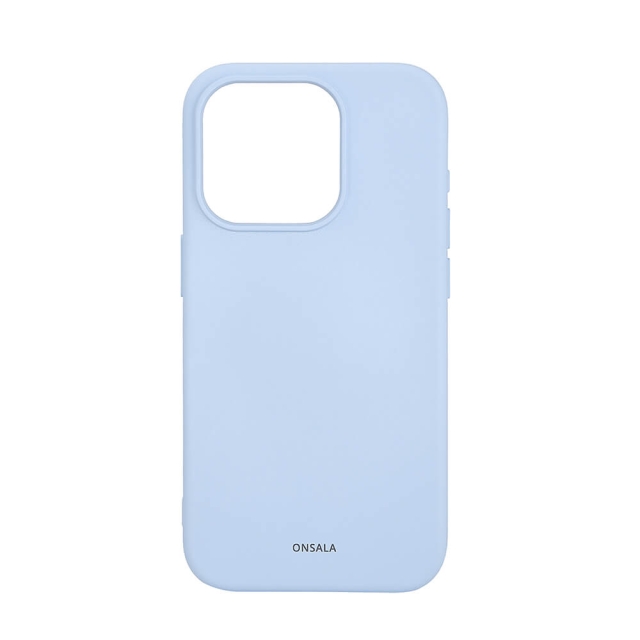 Onsala Phone Case with Silicone Feel MagSeries Light Blue - iPhone 15 Pro