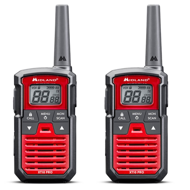 Midland Walkie Talkie XT10 Pro Black/Red