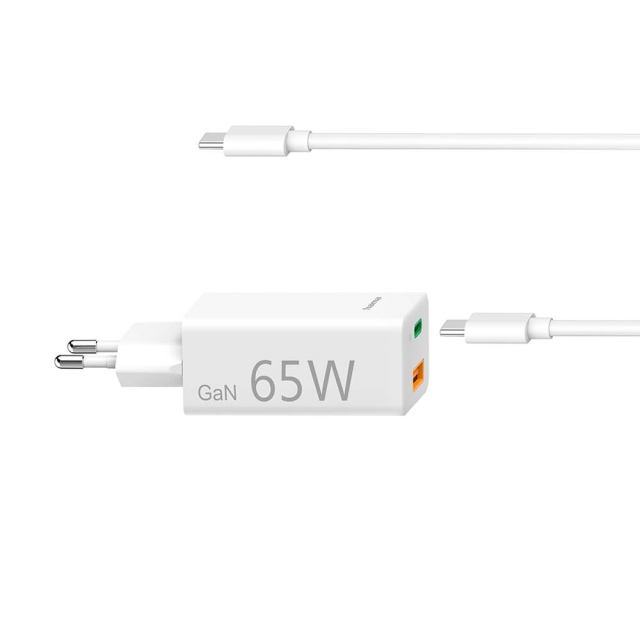 Hama Universal Charger USB-C and USB-A PD GaN 5-20V/65W
