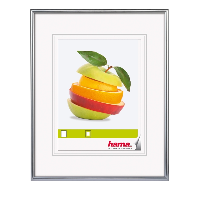 Hama la Décor Plastic Frame, silver matt, 21 x 29.7 cm