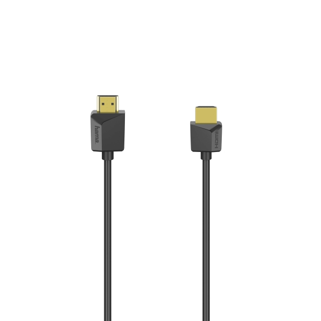 Hama HDI Cable Ethernet Flexislim Black 3m