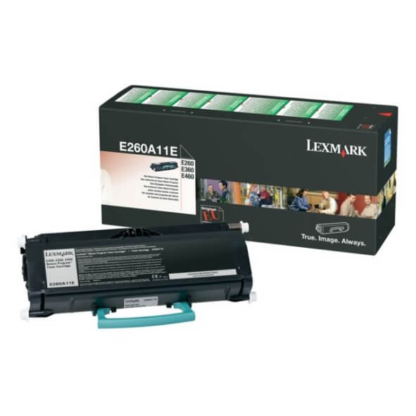 Lexmark Toner E260A11E Black, Return