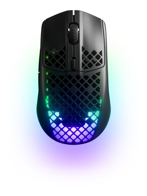 SteelSeries Aerox 3 2022 Edition Optisk Trådløs Kabling Sort