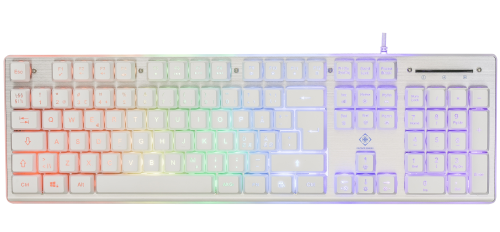 deltaco_gaming WK75 RGB keyboard 105 keys Nordic membrane switches orange
